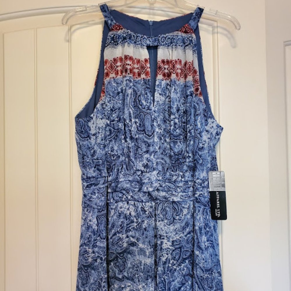 Blue Maxi Dress Size 10 NEW with Tags!
